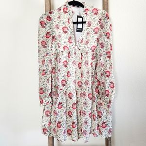 NWT!! NASTY GAL Floral Mini dress Size 0